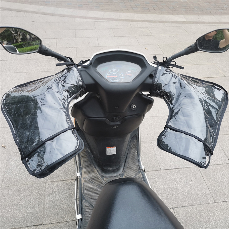 Lielas elektriskā motocikla saules aizsardzības cimdi ar vēja un ūdens izturību pavasarim un rudenim — Zīmols Unique; Materiāls: Cits; Importēts: Nē; Lietošana: Velosipēdu cimdi