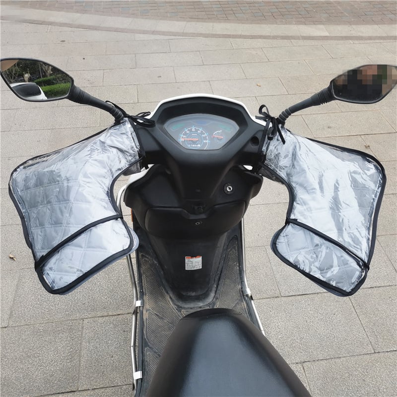 Lielas elektriskā motocikla saules aizsardzības cimdi ar vēja un ūdens izturību pavasarim un rudenim — Zīmols Unique; Materiāls: Cits; Importēts: Nē; Lietošana: Velosipēdu cimdi