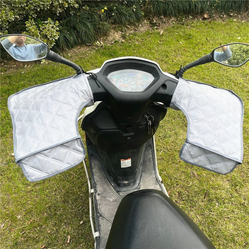 Lielas elektriskā motocikla saules aizsardzības cimdi ar vēja un ūdens izturību pavasarim un rudenim — Zīmols Unique; Materiāls: Cits; Importēts: Nē; Lietošana: Velosipēdu cimdi