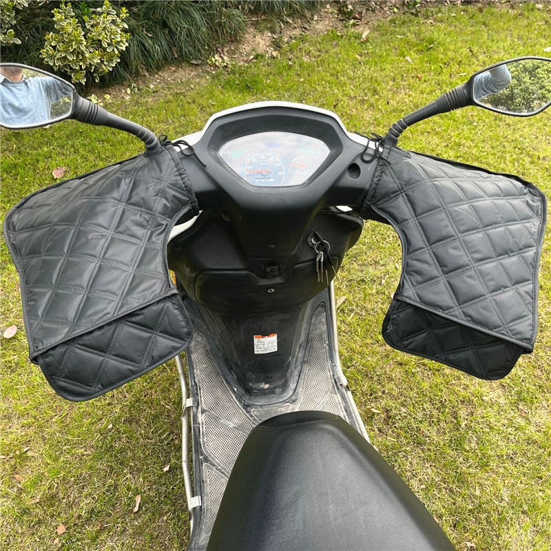 Lielas elektriskā motocikla saules aizsardzības cimdi ar vēja un ūdens izturību pavasarim un rudenim — Zīmols Unique; Materiāls: Cits; Importēts: Nē; Lietošana: Velosipēdu cimdi