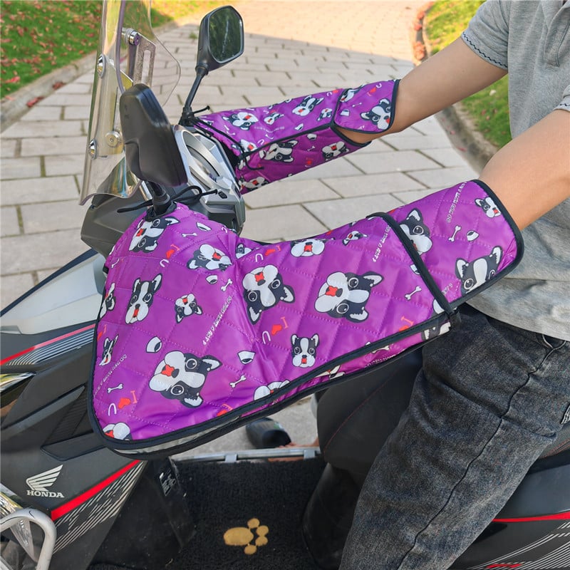 Lielas elektriskā motocikla saules aizsardzības cimdi ar vēja un ūdens izturību pavasarim un rudenim — Zīmols Unique; Materiāls: Cits; Importēts: Nē; Lietošana: Velosipēdu cimdi