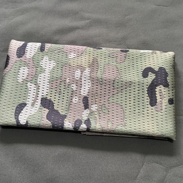 Ārējā elpojošā kamuflāžas šalle riteņbraukšanai, poliesters, universāls