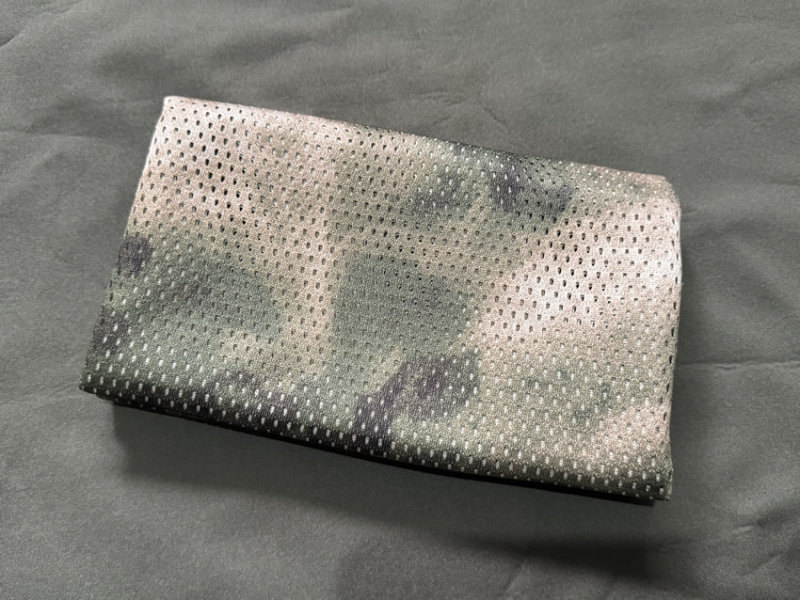 Ārējā elpojošā kamuflāžas šalle riteņbraukšanai, poliesters, universāls