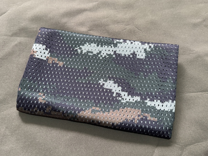 Ārējā elpojošā kamuflāžas šalle riteņbraukšanai, poliesters, universāls