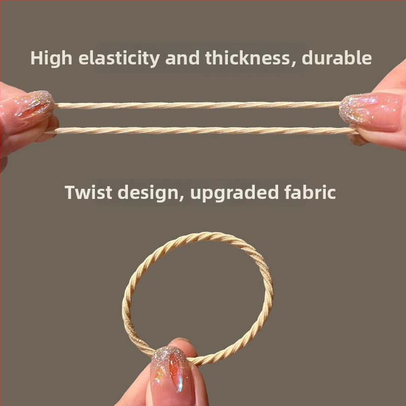 Gumička na vlasy pre deti, protišmyková, s vysokou elasticitou a odolná, doplnok na fixáciu vlasov s motívom rastlín a kvetov, materiál guma, jar 2025