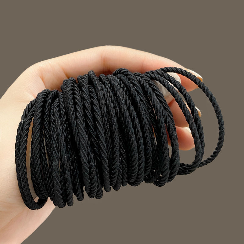 Elastični gumeni za kosu za djecu, neklizajući, visoka elastičnost i izdržljiv, dodatak za učvršćivanje kose s motivom biljaka i cvijeća, materijal guma, proljeće 2025