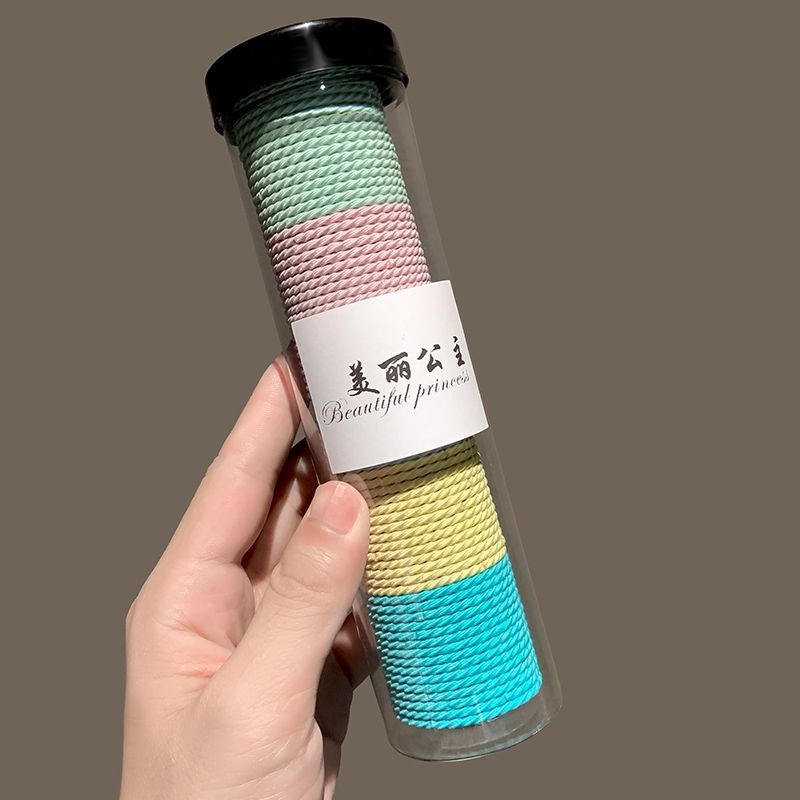 Elastični gumeni za kosu za djecu, neklizajući, visoka elastičnost i izdržljiv, dodatak za učvršćivanje kose s motivom biljaka i cvijeća, materijal guma, proljeće 2025