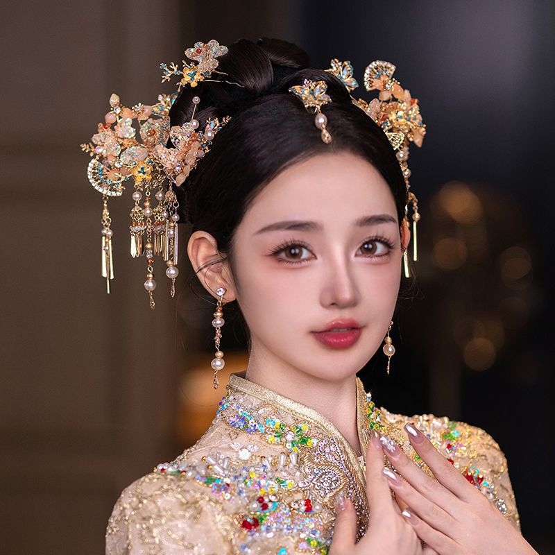 Vjenčana ukosnica za kosu s motivom biljaka i cvijeća, oblik zviježđa, legura, proljeće 2025