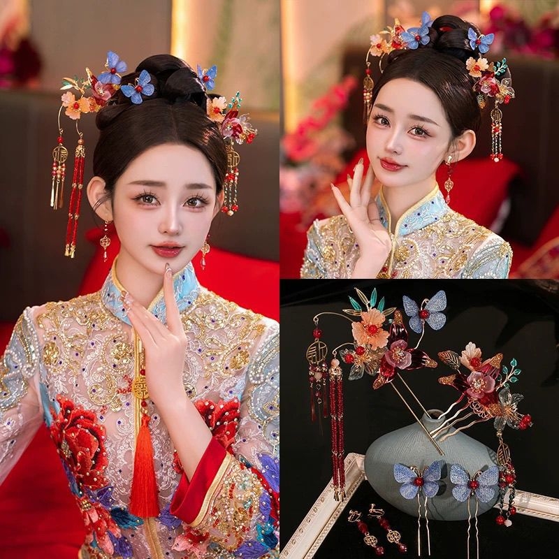 Vjenčana ukosnica za kosu s motivom biljaka i cvijeća, oblik zviježđa, legura, proljeće 2025