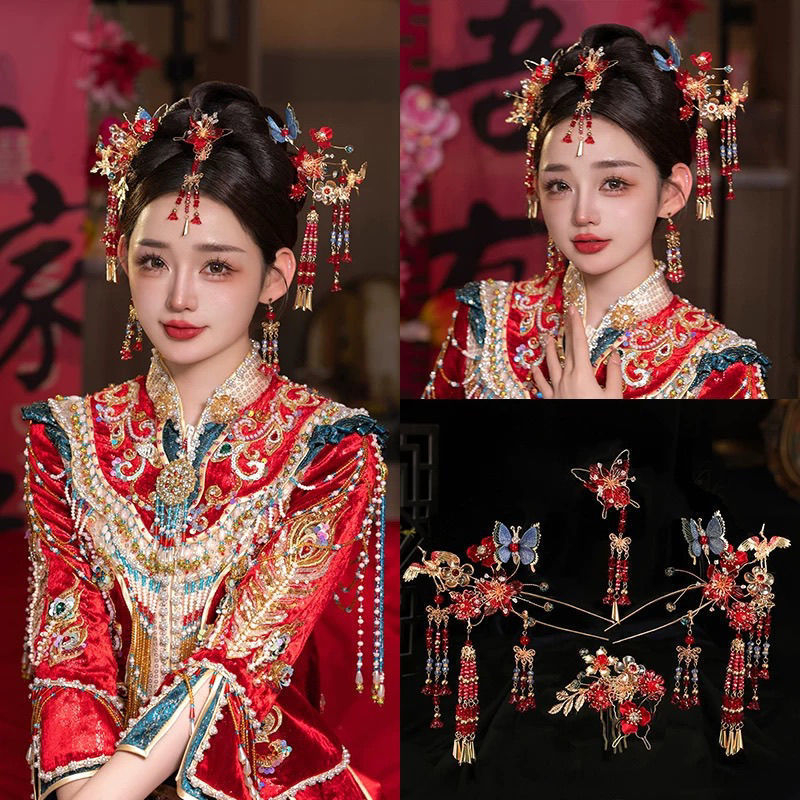 Vjenčana ukosnica za kosu s motivom biljaka i cvijeća, oblik zviježđa, legura, proljeće 2025