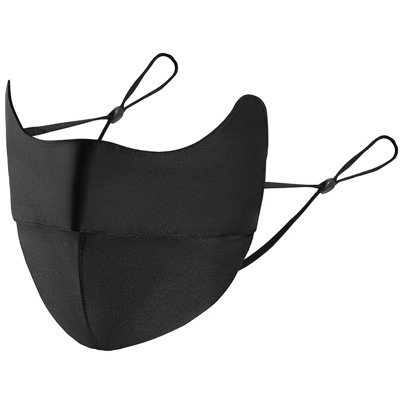 Selyemből készült szemmaszk 3D dizájnnal, UV védelem, egyszínű minta, fülkötő pánttal, dekoratív, uniszex