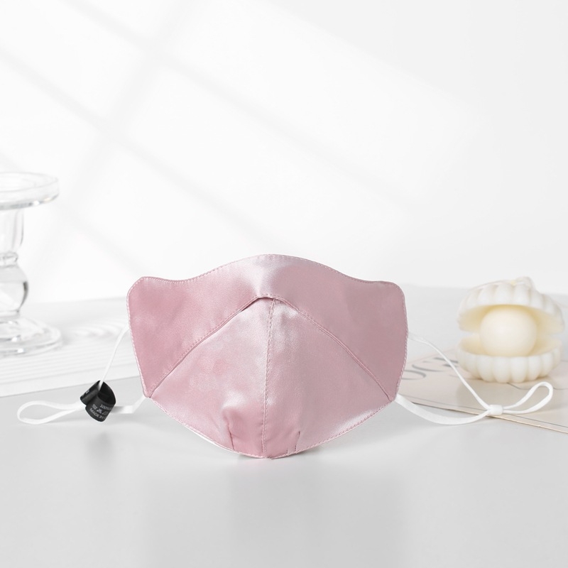 Selyemből készült szemmaszk 3D dizájnnal, UV védelem, egyszínű minta, fülkötő pánttal, dekoratív, uniszex