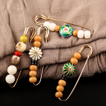 Καρφίτσα Bodhi Ρίζα Λωτού Μοτίβ, Εθνοτικό Στυλ, Unisex