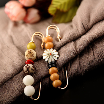 Καρφίτσα Bodhi Ρίζα Λωτού Μοτίβ, Εθνοτικό Στυλ, Unisex