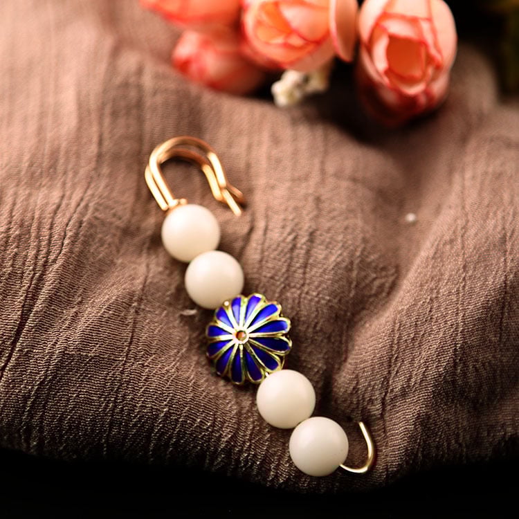 Καρφίτσα Bodhi Ρίζα Λωτού Μοτίβ, Εθνοτικό Στυλ, Unisex