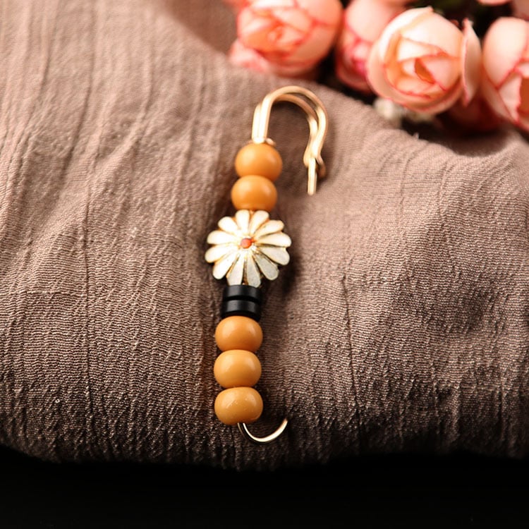 Καρφίτσα Bodhi Ρίζα Λωτού Μοτίβ, Εθνοτικό Στυλ, Unisex