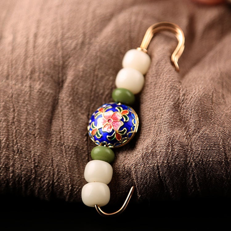 Καρφίτσα Bodhi Ρίζα Λωτού Μοτίβ, Εθνοτικό Στυλ, Unisex