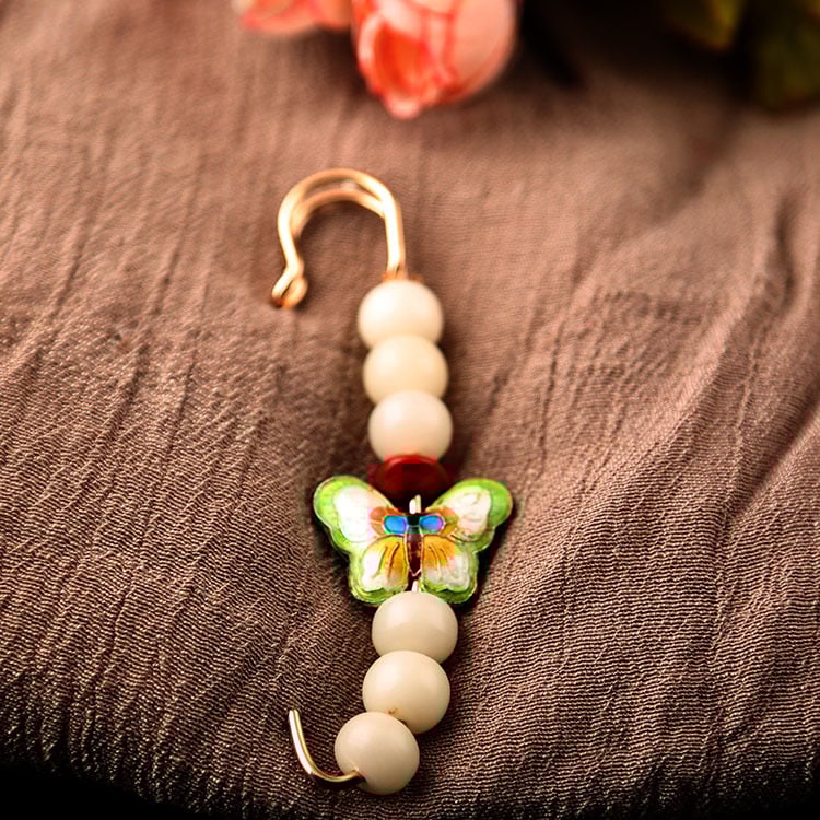 Καρφίτσα Bodhi Ρίζα Λωτού Μοτίβ, Εθνοτικό Στυλ, Unisex