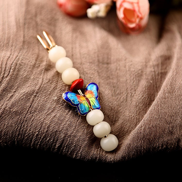 Καρφίτσα Bodhi Ρίζα Λωτού Μοτίβ, Εθνοτικό Στυλ, Unisex