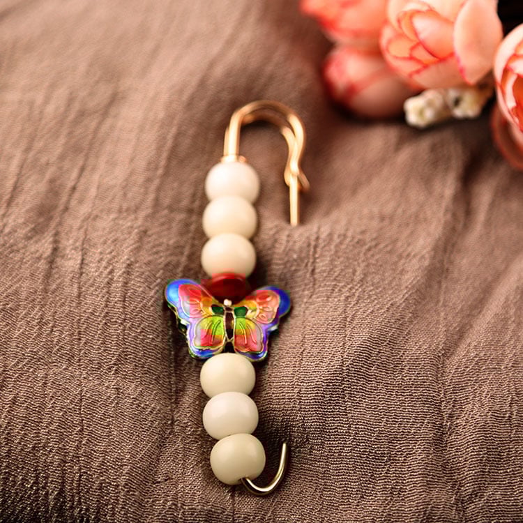 Καρφίτσα Bodhi Ρίζα Λωτού Μοτίβ, Εθνοτικό Στυλ, Unisex