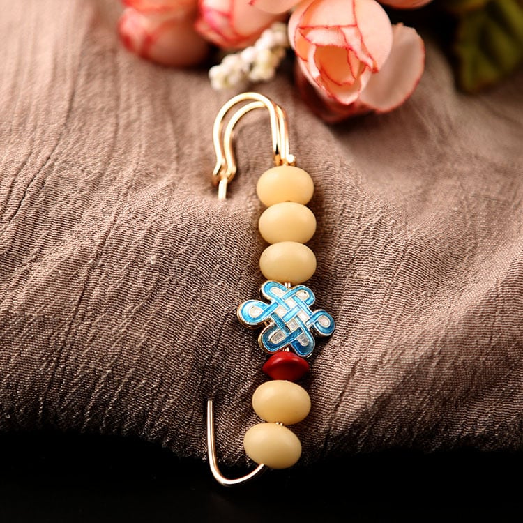 Καρφίτσα Bodhi Ρίζα Λωτού Μοτίβ, Εθνοτικό Στυλ, Unisex