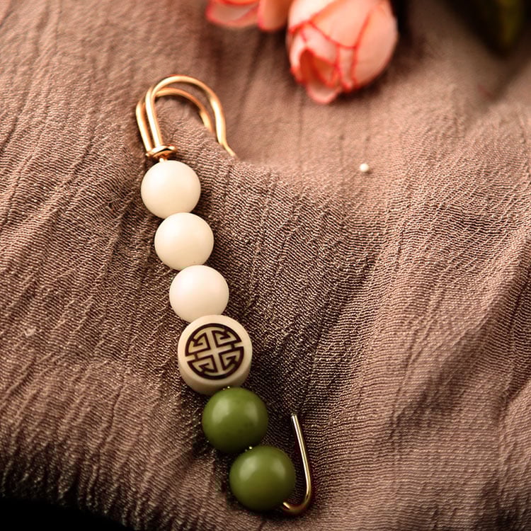 Καρφίτσα Bodhi Ρίζα Λωτού Μοτίβ, Εθνοτικό Στυλ, Unisex