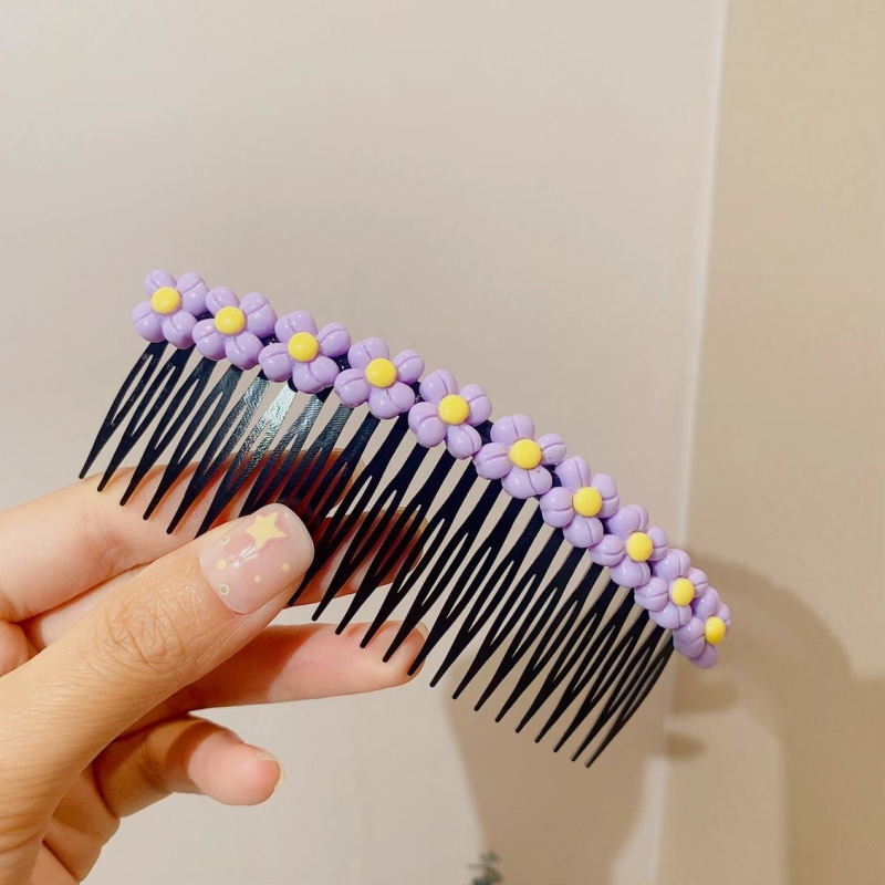 Детска фиба за коса със сърцевиден дизайн - метална щипка за чело в мультяшен стил (ръчна изработка, аксесоар за глава)