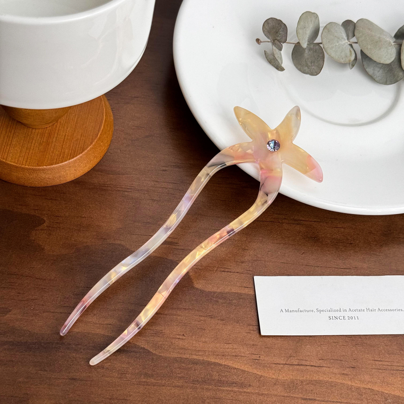 Hajcsat ecetsav lemezből, pillangó mintával, felület spray-festett, rögzítés típus: grip, beépítés nélküli, elegáns stílus — Duowei