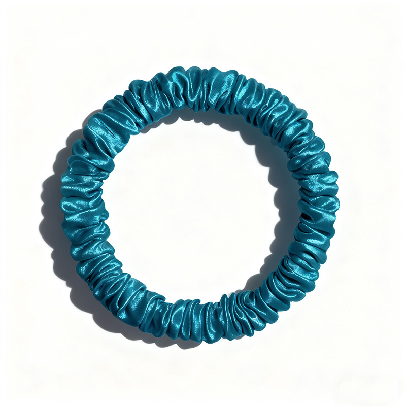 Mulberry svilena gumica za kosu – 100% svila, Seiko obrada, visoka elastičnost, lagani luksuz stil, proljeće 2025