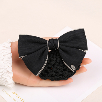 Satīna matu tīkls ar lentei, oriģināls dizains, rokdarbs, atsevišķs iepakojums