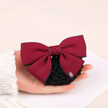 Satīna matu tīkls ar lentei, oriģināls dizains, rokdarbs, atsevišķs iepakojums