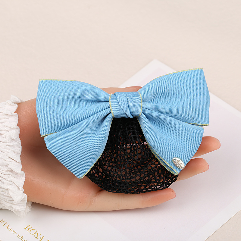 Satīna matu tīkls ar lentei, oriģināls dizains, rokdarbs, atsevišķs iepakojums