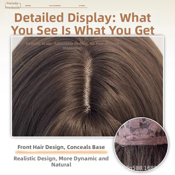 Parūka ar divām astiņām, garas viļņotas cirtas, pilna galva, augsttemperatūras šķiedras