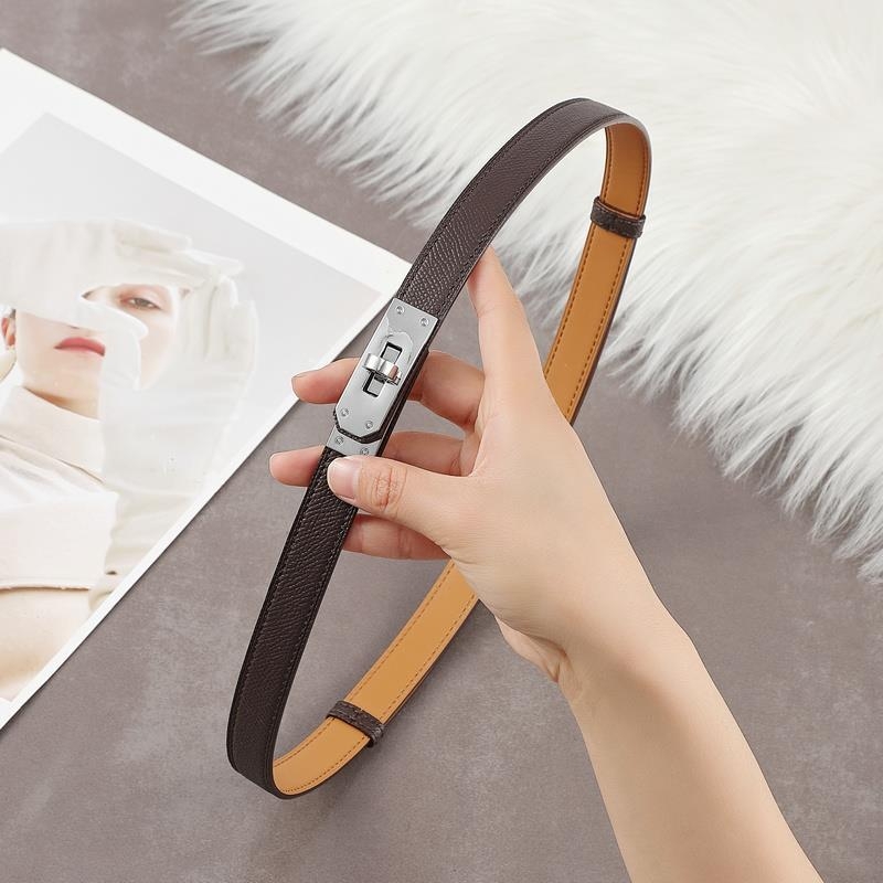 Kelly női öv valódi bőrből | első osztályú tehénbőr; övcsat anyaga: ötvözet; záródás: csattal; szélesség kevesebb, mint 2 cm; stílus: üzleti, elegáns, univerzális