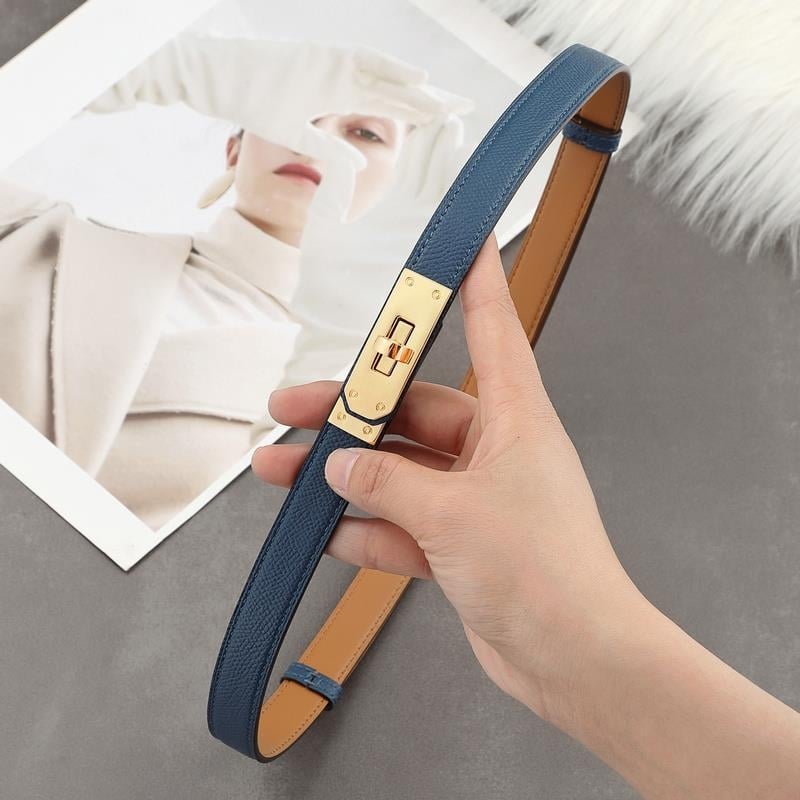 Kelly női öv valódi bőrből | első osztályú tehénbőr; övcsat anyaga: ötvözet; záródás: csattal; szélesség kevesebb, mint 2 cm; stílus: üzleti, elegáns, univerzális