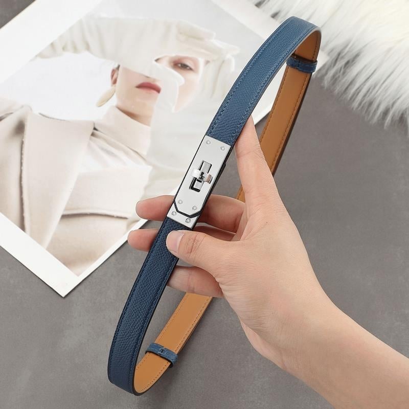 Kelly női öv valódi bőrből | első osztályú tehénbőr; övcsat anyaga: ötvözet; záródás: csattal; szélesség kevesebb, mint 2 cm; stílus: üzleti, elegáns, univerzális