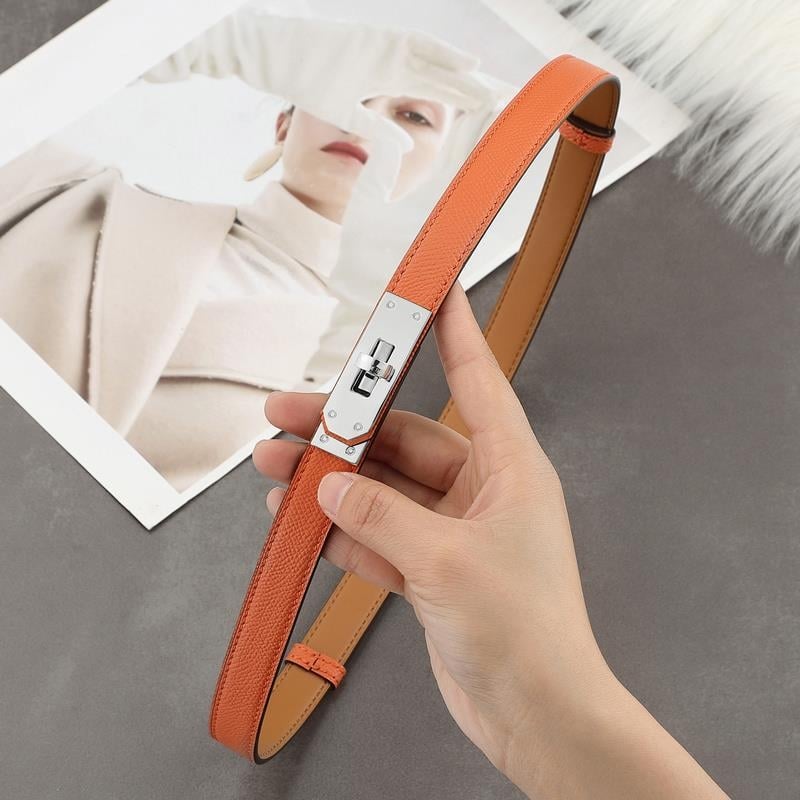 Kelly női öv valódi bőrből | első osztályú tehénbőr; övcsat anyaga: ötvözet; záródás: csattal; szélesség kevesebb, mint 2 cm; stílus: üzleti, elegáns, univerzális