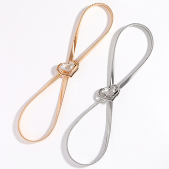 Juosmens grandinėlė su kristalų kaspeliu, elastinė metalinė juosta moterims, universalus aksesuaras visoms sezonoms, Haoyu HYY19417