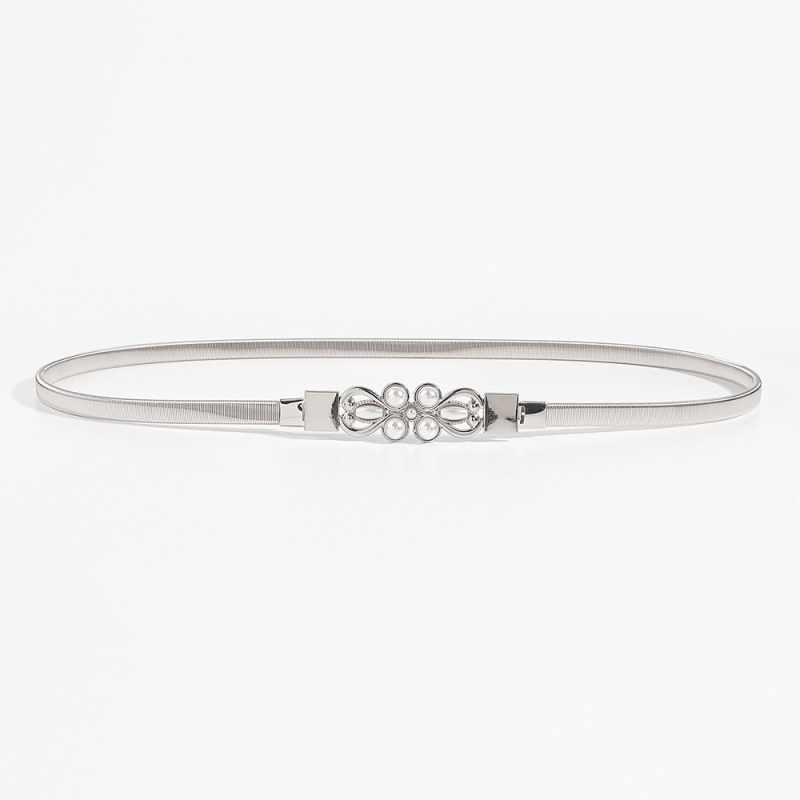 Juosmens grandinėlė su kristalų kaspeliu, elastinė metalinė juosta moterims, universalus aksesuaras visoms sezonoms, Haoyu HYY19417