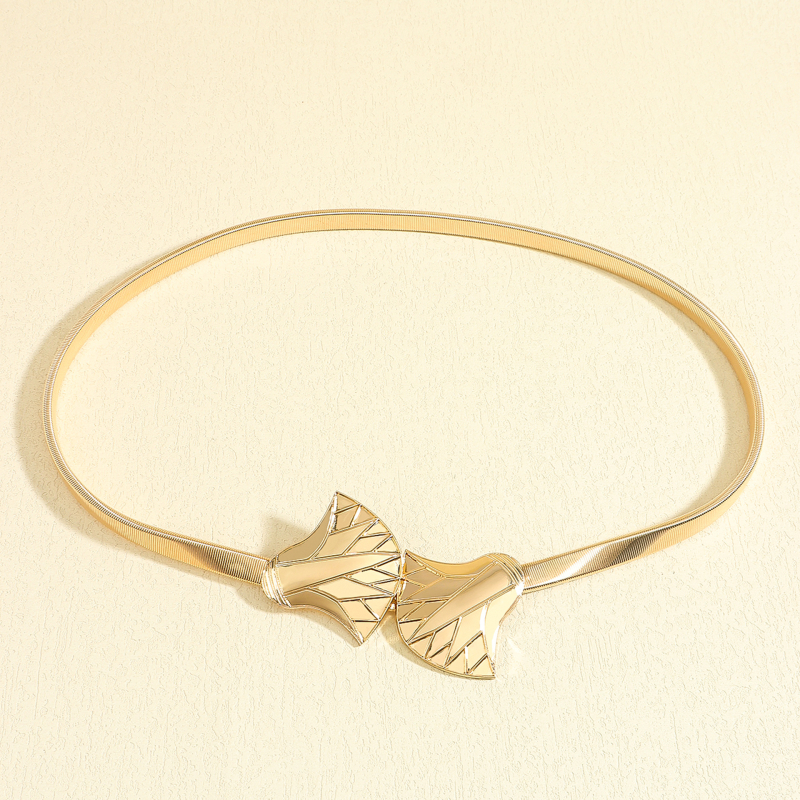 Juosmens grandinėlė su kristalų kaspeliu, elastinė metalinė juosta moterims, universalus aksesuaras visoms sezonoms, Haoyu HYY19417