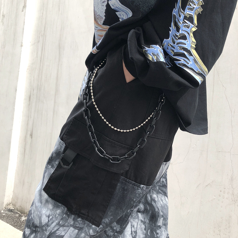 Juosmens grandinė, metalinė, dvigubas apskritimas, paprastas stilius, pritaikoma