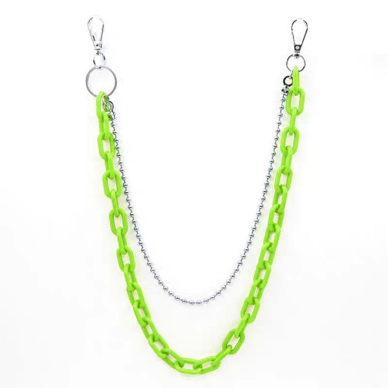 Juosmens grandinė, metalinė, dvigubas apskritimas, paprastas stilius, pritaikoma