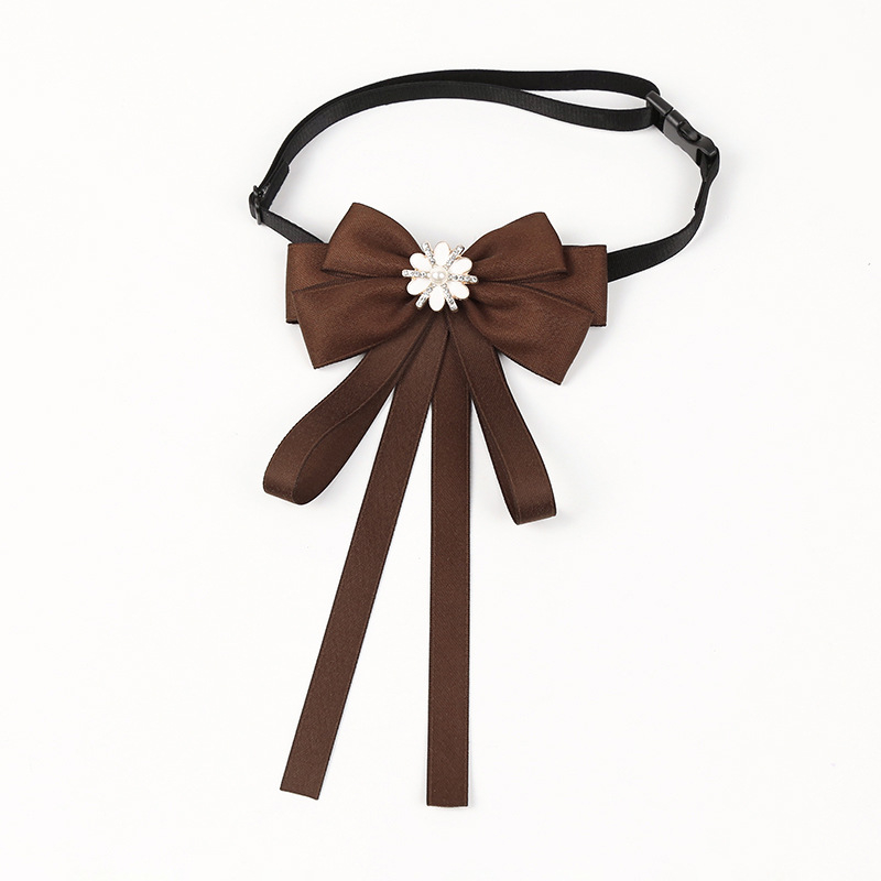 Ženska leptir mašna, plosne glava, korejski stil, jednobojna, poliester vlakno