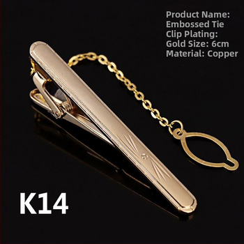 Клип за вратовръзка – меден, унисекс/бизнес стил, тегло 0.01 кг