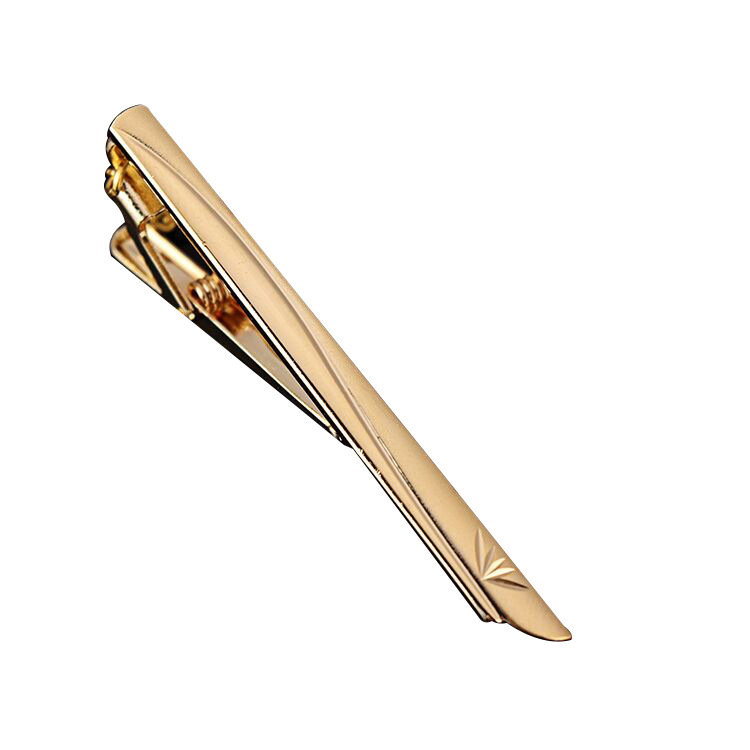 Клип за вратовръзка – меден, унисекс/бизнес стил, тегло 0.01 кг