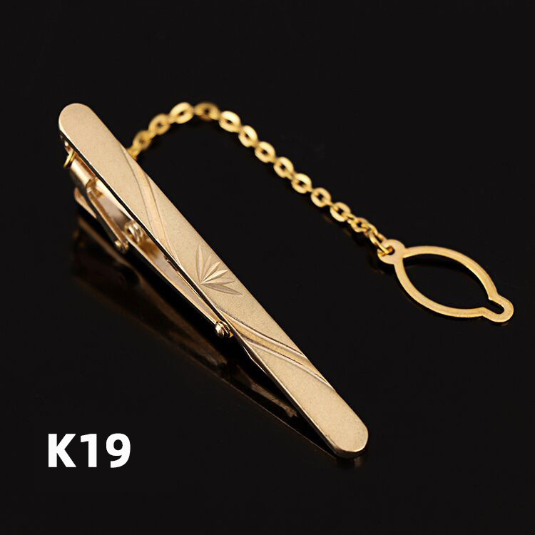 Клип за вратовръзка – меден, унисекс/бизнес стил, тегло 0.01 кг