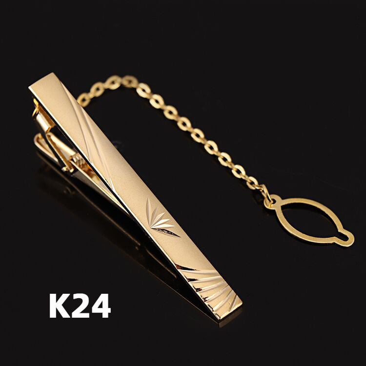 Клип за вратовръзка – меден, унисекс/бизнес стил, тегло 0.01 кг