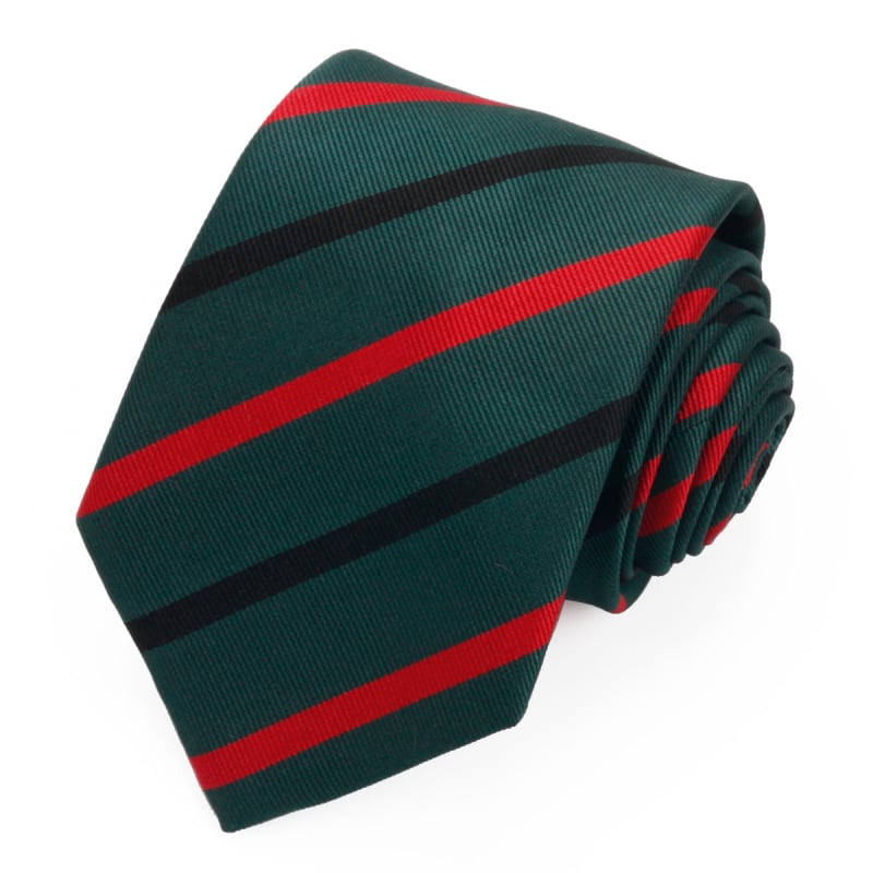 Галстук De L'isle, коприна, стил Arrow, райета, геометричен модел