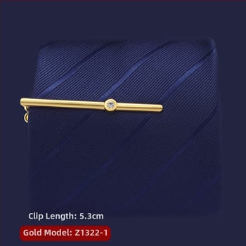 Персонализираема медна закопчалка за вратовръзка, плоска глава, мъжки стил, лазерно гравирано лого