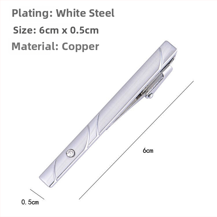 Клип за вратовръзка – Агат констелационен модел, метален аксесоар